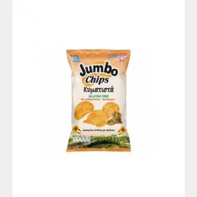 JUMBO CHIPS ΚΥΜΑΤΙΣΤΑ BBQ 2130gr ΧΩΡ.ΓΛΟΥΤΕΝΗ