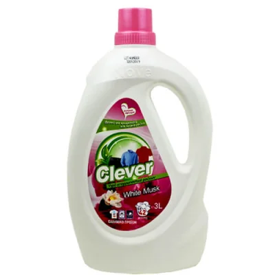 NOVEL LIQUID LAUNDRY DETERGENT 3 lit. CLEVER WHITE MUSK