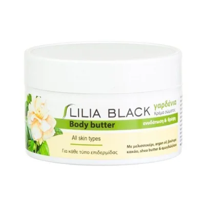 LILIA BLACK BODY BUTTER 250ml  GARDENIA