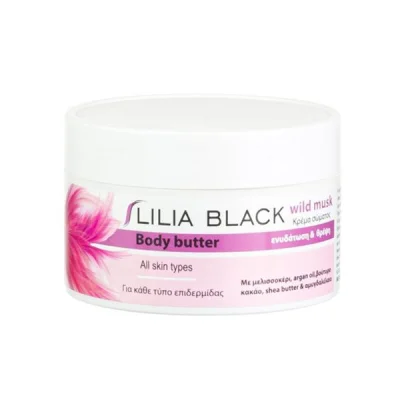 LILIA BLACK BODY BUTTER 250ml  WILD MUSK