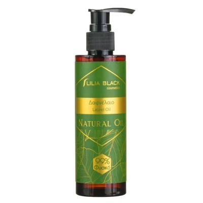 LILIA BLACK ORGANIC NATURAL LAUREL OIL 200ml  HAIR