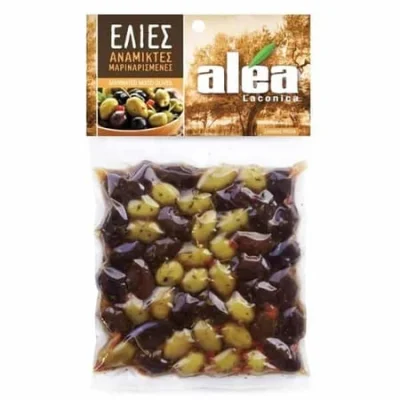 Alea Kalamata & Chalkidiki Olives Ελιές Καλαμών και Χαλκιδικής με Μαρινάδα