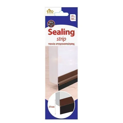 BLD005 BRUSH DOOR SEALING STRIPS 2 COLORS 4,2X1M