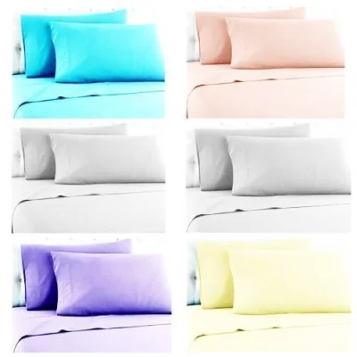 TNS FITTED BED SHEETS 160x200cm+25cm 6 COLORS TNS160/R