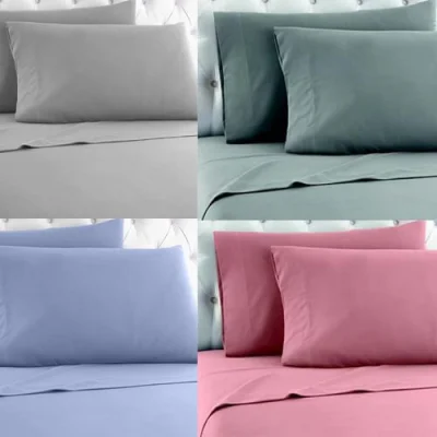 TNS FITTED BED SHEETS 180x200+25cm 6 COLORS TNS180/R