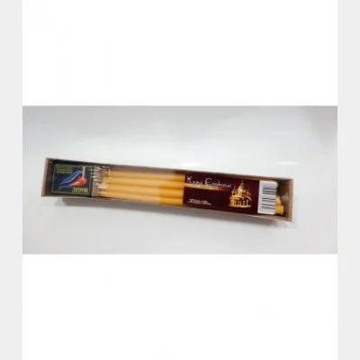 PARAFFIN CANDLES YELLOW 20T (BOX) & MATCHES