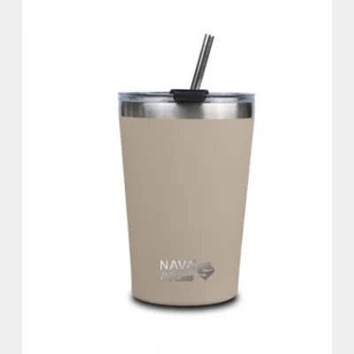 NAVA ΘΕΡΜΟΣ ΠΟΤΗΡΙ ΜΕ ΑΝΟΞΕΙΔΩΤΟ ΚΑΛΑΜΑΚΙ WE CARE ΓΚΡΙ 450ml