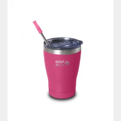 NAVA ΘΕΡΜΟΣ ΠΟΤΗΡΙ ΜΕ ΑΝΟΞΕΙΔΩΤΟ ΚΑΛΑΜΑΚΙ WE CARE MAGENTA 360ml