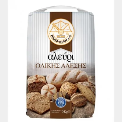 PAPAFILI WHOLE WHEAT FLOUR 2X5kg