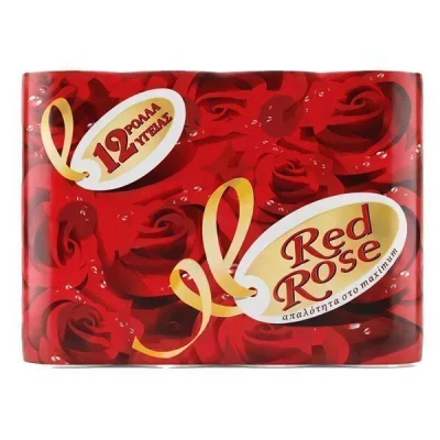 RED ROSE TOILET PAPER 2S 145gr. 12 ROLLS