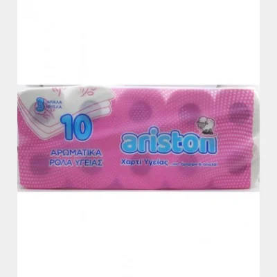 ARISTON ΧΑΡΤΙ ΥΓΕΙΑΣ 10 ΡΟΛΑ 90gr 3Φ ΑΡΩΜΑΤΙΚΟ