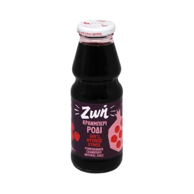 ZOI juice 330ml POMEGRANATE CRANBERRY (100% natural)