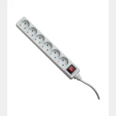GEYER POWER STRIP WITH 2M SWITCH 6 POSITIONS GNBK06A