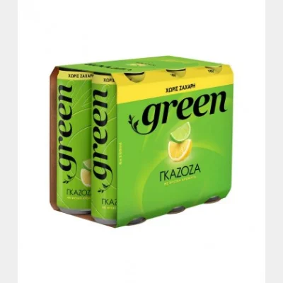 GREEN ΓΚΑΖΟΖΑ ΚΟΥΤΙ 0% ΖΑΧΑΡΗ 330ml