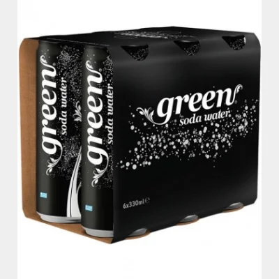 GREEN SODA CAN 0% SUGAR 330ml