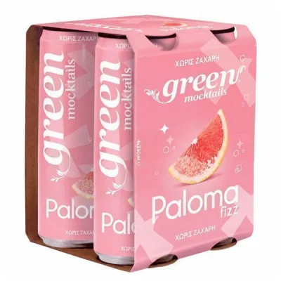 GREEN MOCTAILS SLK CAN 4x330ml PALOMA