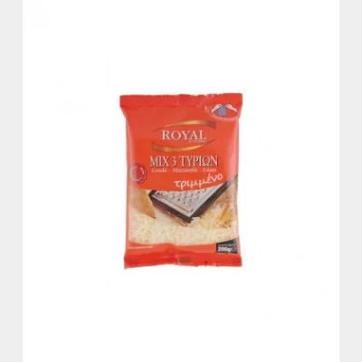 ROYAL MIX 3 ΤΥΡΙΩΝ ΤΡΙΜΜΕΝΟ 200gr