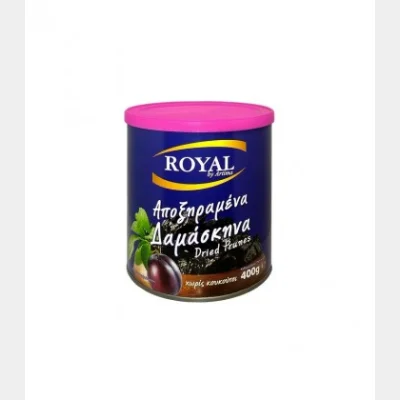 ROYAL ΑΠΟΞΗΡΑΜΕΝΑ ΔΑΜΑΣΚΗΝΑ ΧΩΡΙΣ ΚΟΥΚΟΥΤΣΙ 400gr