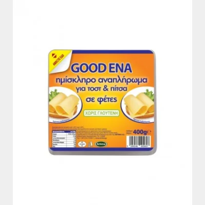 GOOD ΕΝΑ ΑΝΑΠΛΗΡΩΜΑ ΤΥΠΟΥ GOUDA ΣΕ ΦΕΤΕΣ 400gr