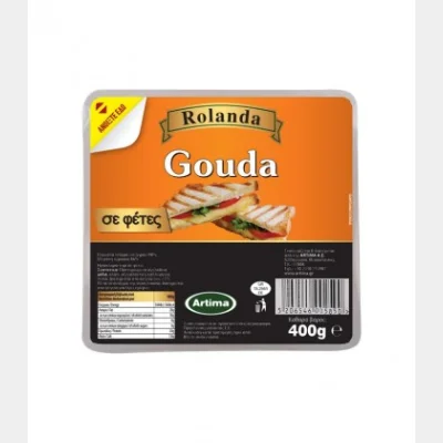 ROLANDA GOUDA SLICES 48% FAT. 400gr