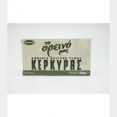 MOUNTAIN UNSALTED BUTTER PACKAGE 82% T.CORFU 1200gr