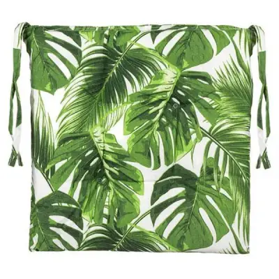 CHAIR CUSHION 40x40x4cm TROPIC 100%COTTON