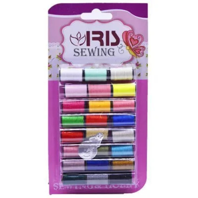 SEWING THREADS 24pcs. MULTIPLE COLORS