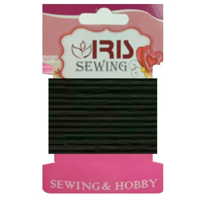 SEWING RUBBER ROUND 3mm x 3m BLACK