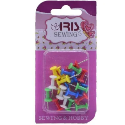 MULTICOLOR PINS 20pcs