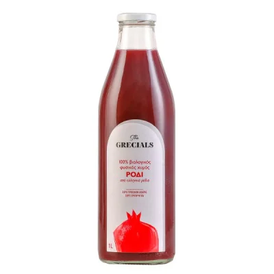 GRECIALS POMEGRANATE JUICE 1lt 100% POMEGRANATE JUICE