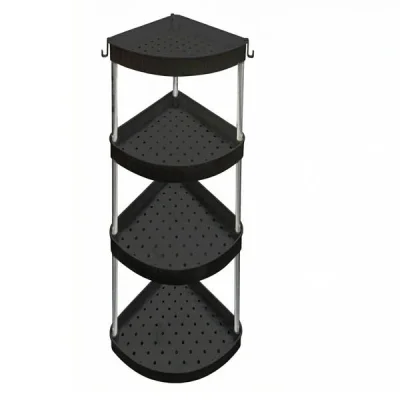 TNS 4 LAYER SHELF BLACK
