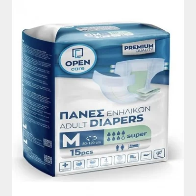 OPEN CARE ΑΝΟΙΚΤΕΣ ΠΑΝΕΣ ΕΝΗΛΙΚΩΝ 15Τ MEDIUM Χ 8