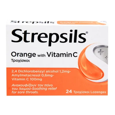 STREPSILS Orange with Vitamin C 24 tabs