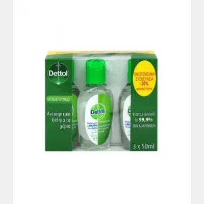 DETTOL ΑΝΤΙΣΗΠΤΙΚΟ GEL ΧΕΡΙΩΝ 50ml 30% ΦΘΗΝΟΤΕΡΑ