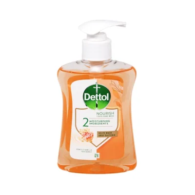DETTOL Liquid handsoap antibacterial pump 250ml - Honey & Vanilla