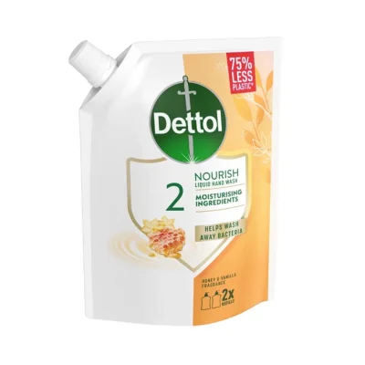 DETTOL Liquid handsoap antibacterial refill 500ml - Honey & Vanilla