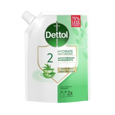 DETTOL Liquid handsoap antibacterial refill 500ml - Aloe & Bamboo