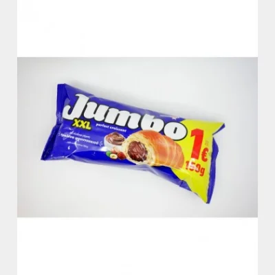 JUMBO ΚΡΟΥΑΣΑΝ ΠΡΑΛΙΝΑ ΦΟΥΝΤΟΥΚΙΟΥ XXL 1150gr (12+2 )