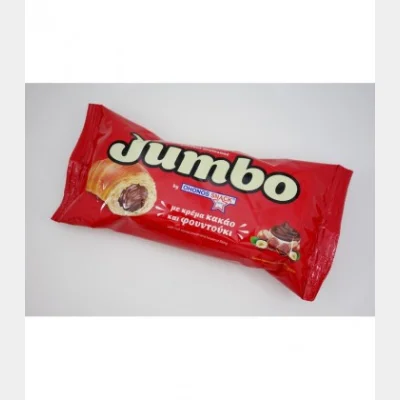 JUMBO ΚΡΟΥΑΣΑΝ ΚΡΕΜΑ ΚΑΚΑΟ&ΦΟΥΝΤΟΥΚΙ 85gr