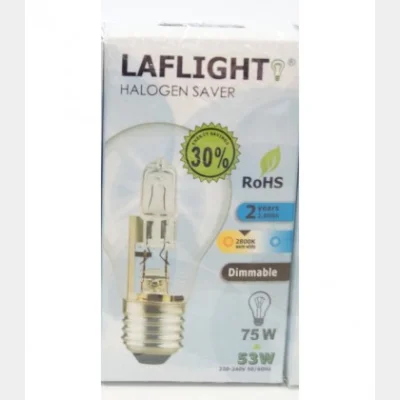 LAFLIGHT HALOGEN BULB 53w E27 (PEAR SCREW)