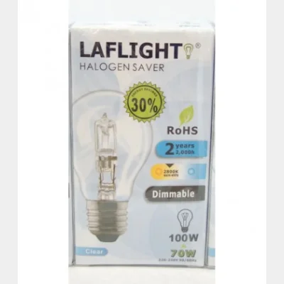 LAFLIGHT HALOGEN LAMP 70w E27 (PEAR SCREW)