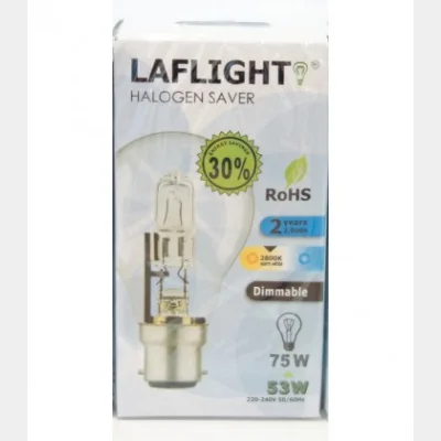 LAFLIGHT HALOGEN BULB 53w B22 (PEAR BAYONET)