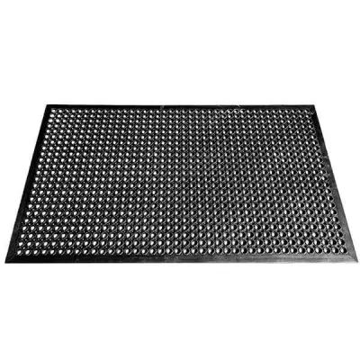 RUBBER CARPET 90X150cm BLACK 205