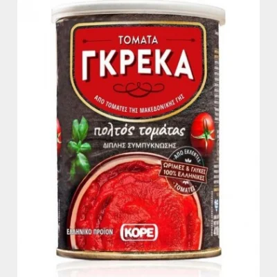 GREKA TOMATO PASTE 28-30% DOUBLE CONDENSED 410gr