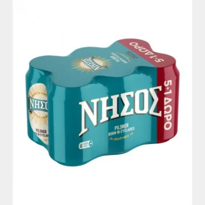 NISSOS PILSNER BEER BOX 330ml 5+1 FREE