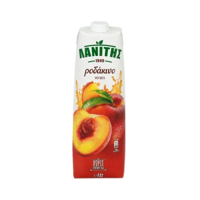 LANITIS fruit drink PEACH 1L