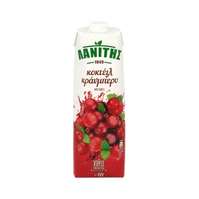 LANITIS cocktail CRANBERRY 1L