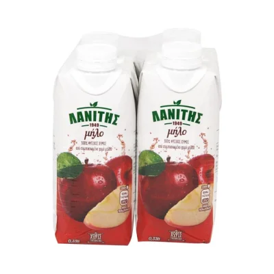 LANITIS juice APPLE 4x330ml
