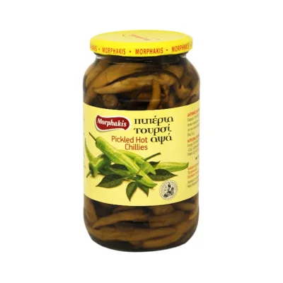 MORPHAKIS pickled hot chillies 1kg