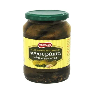 MORPHAKIS pickled gherkins 670g